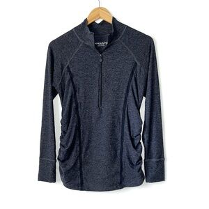 Beyond The Bump by Beyond Yoga Maternity Zip Pullover